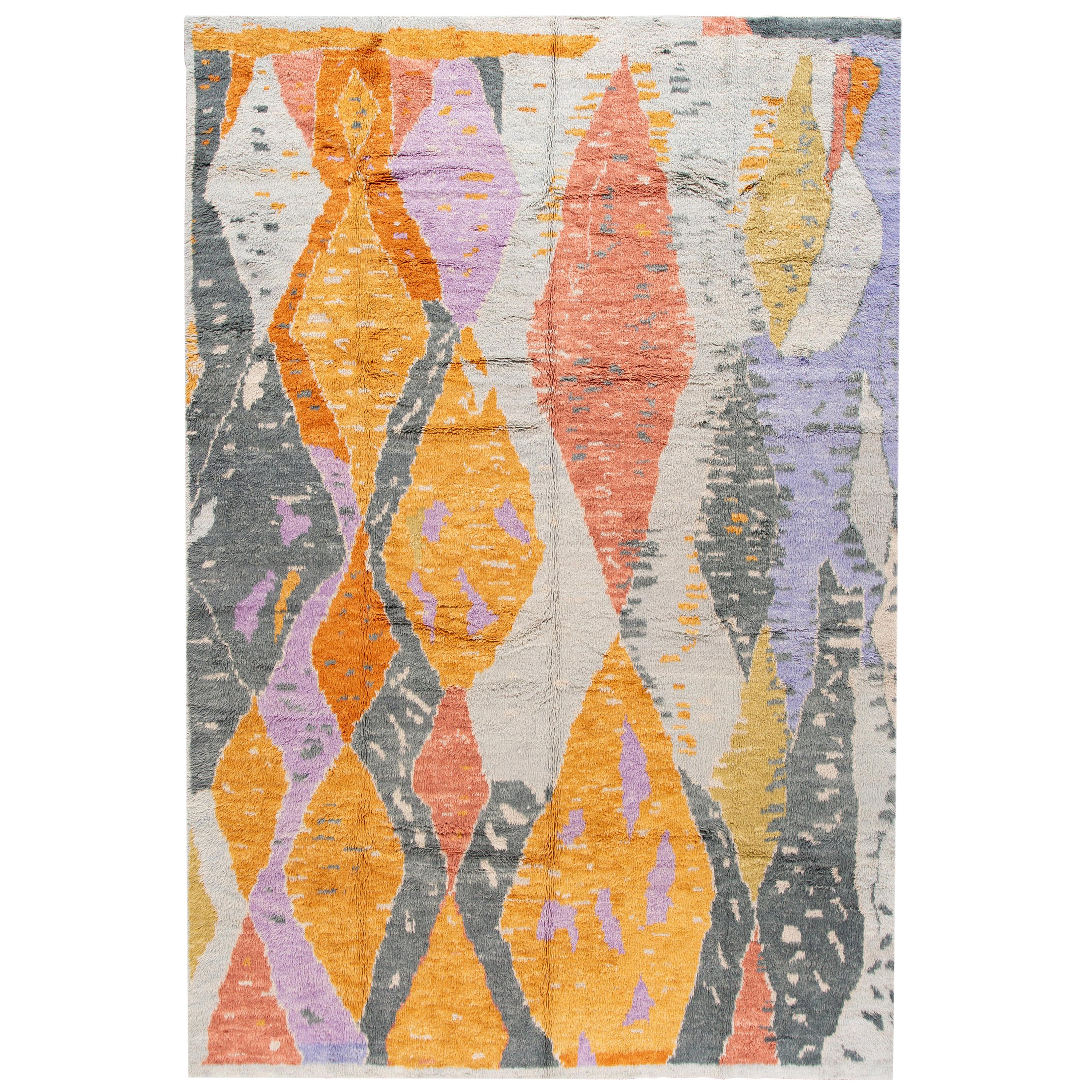 Modern MoroccanStyle Rug For Sale at 1stDibs