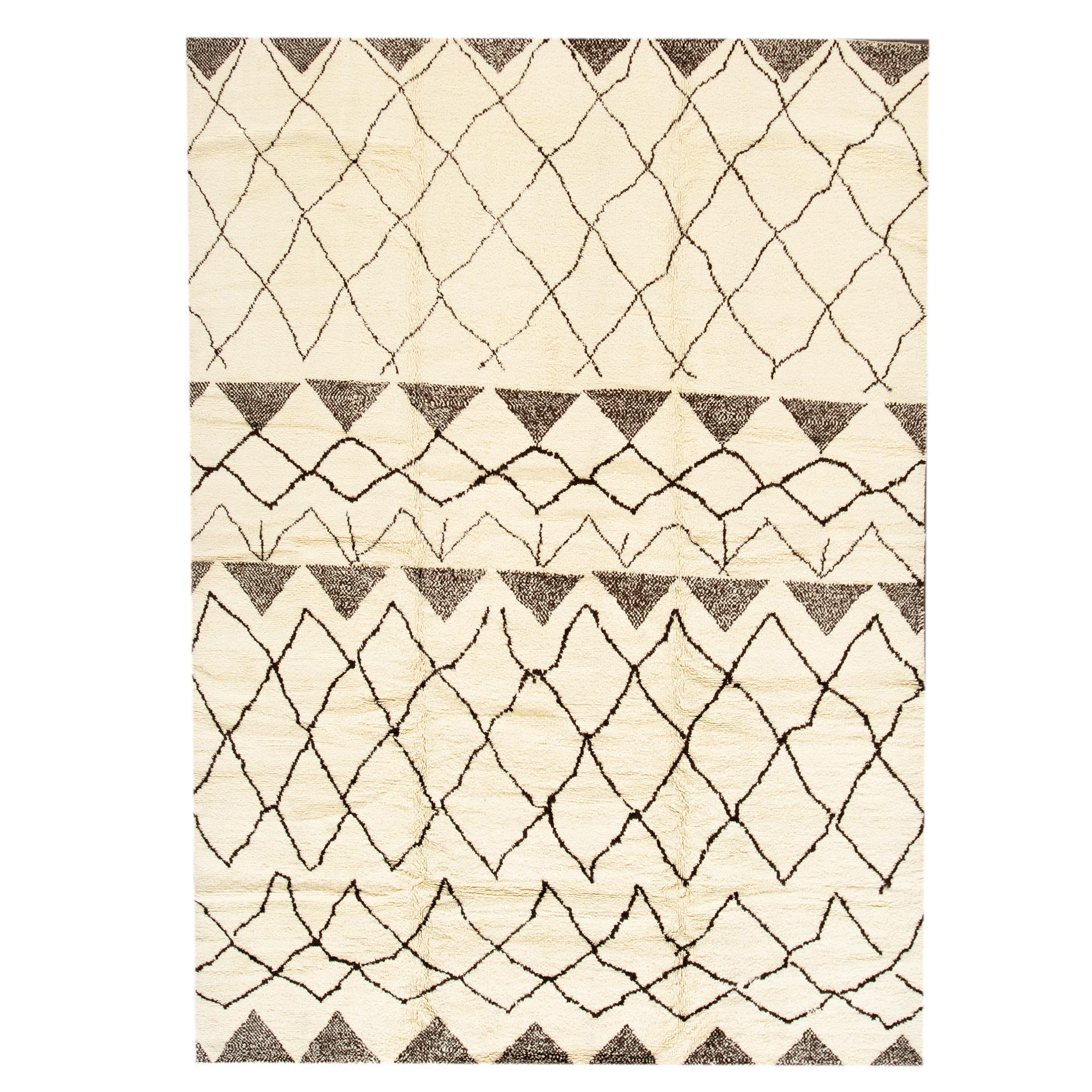 Modern Moroccan Style Rug For Sale