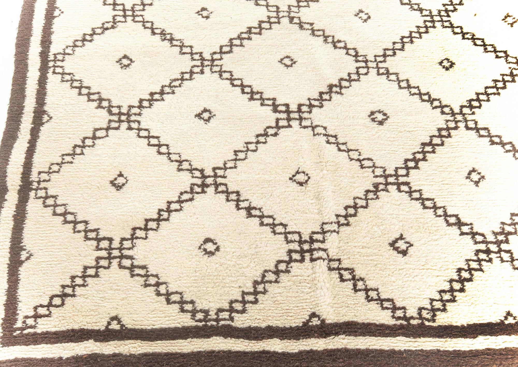 Hand-Knotted Modern Moroccan Tribal Style Handmade Rug by Doris Leslie Blau For Sale