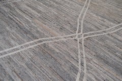 Modern Moroccan Wool Rug 14'x15'