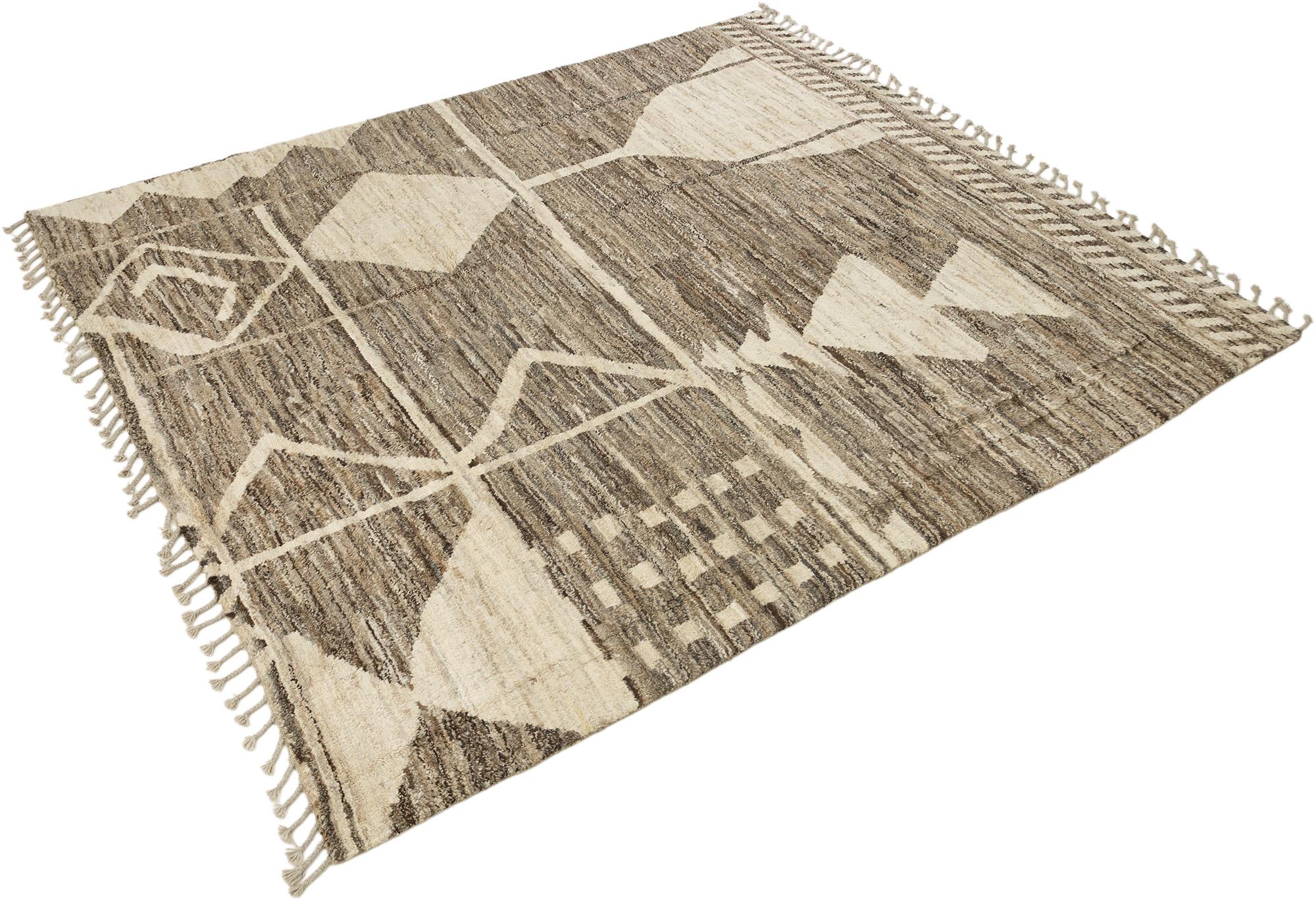 Modern Morocco Collection (Elfenbein, erdiges Braun, 9'1