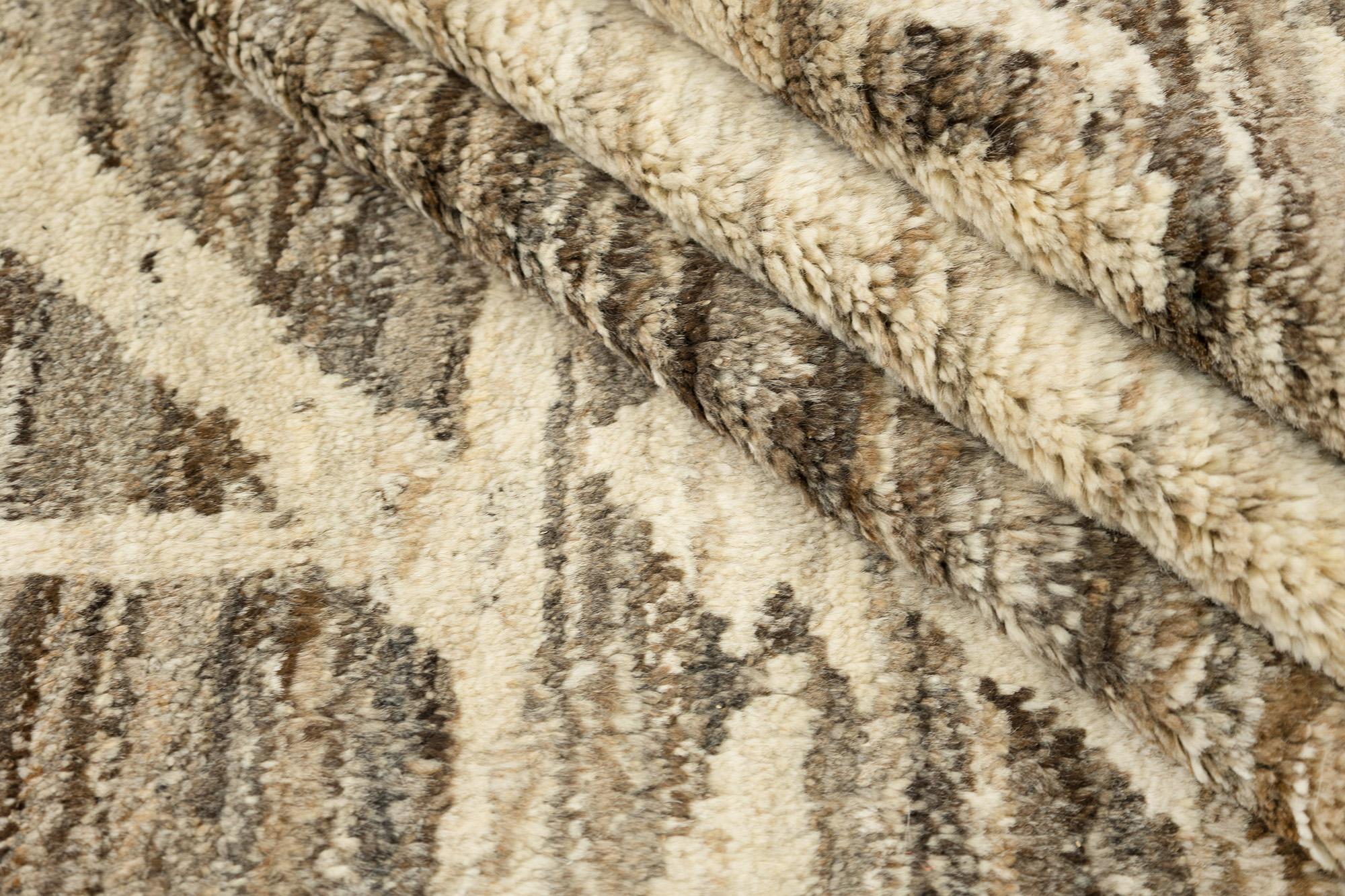 Modern Morocco Collection (Elfenbein, erdiges Braun, 9'1