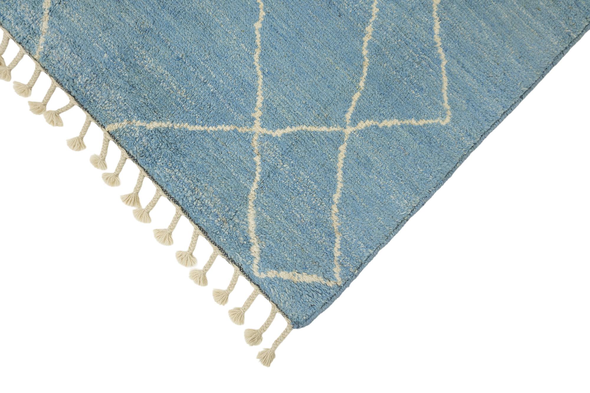 Modern Morocco Collection (himmelblau, elfenbeinfarben, 9'10