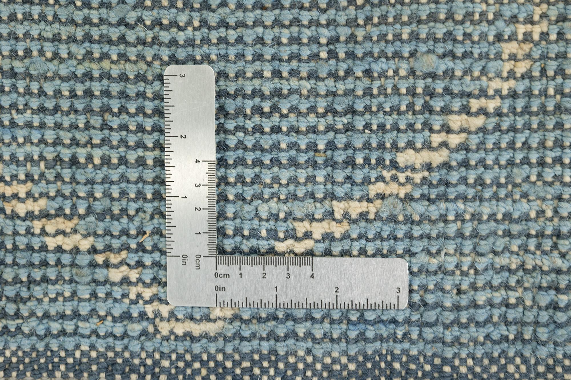 Modern Morocco Collection (himmelblau, elfenbeinfarben, 9'10