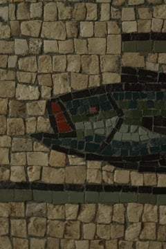 Modern Mosaic Panel by Kay Simmelhag, Denmark, C. 1950