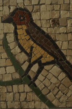Panneau moderne en mosaïque de Kaye Simmelhag, Danemark, vers 1950