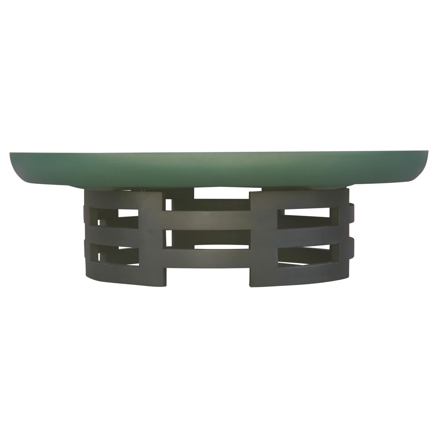 green round coffee table