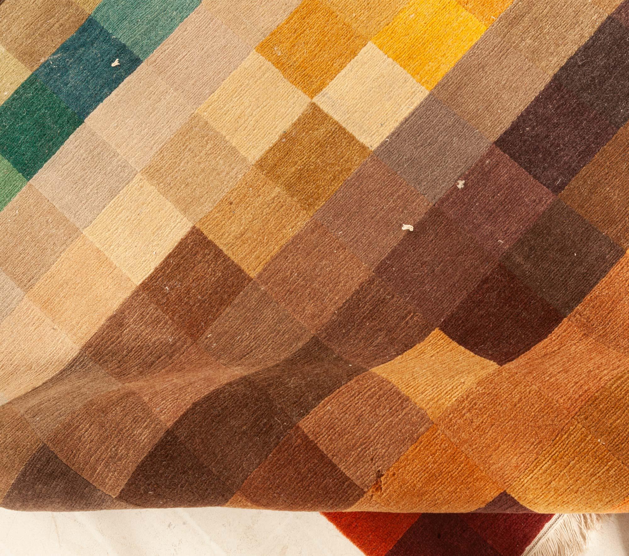 Alfombra moderna de pelo multicolor de Doris Leslie Blau Moderno en venta