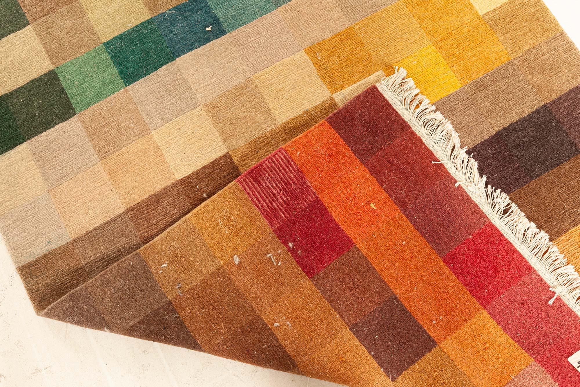 Alfombra moderna de pelo multicolor de Doris Leslie Blau Lana en venta