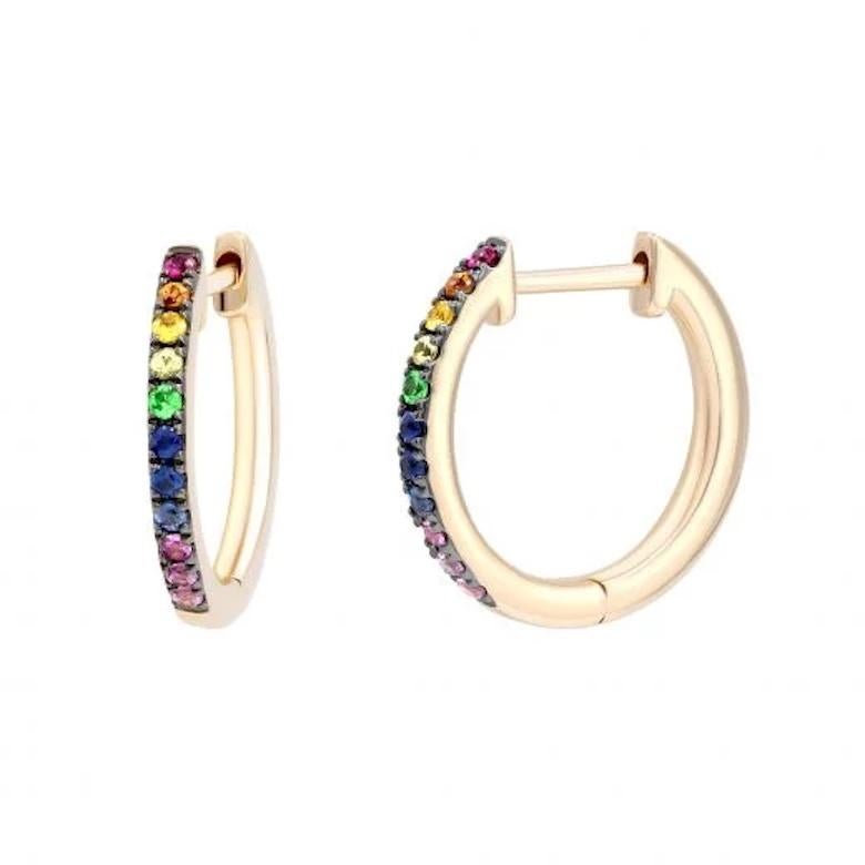 Boucles d'oreilles en or jaune 14K (bague assortie disponible)
Tsavorite 2-0,02 ct
Saphir bleu 6-0,08 ct
Rubis 2-0,02 ct
Saphir rose  6 ct
Saphir orange 2,02 ct
Saphir jaune  4-0,05 ct 

Poids 2,91 grammes

C'est notre honneur de créer des bijoux de