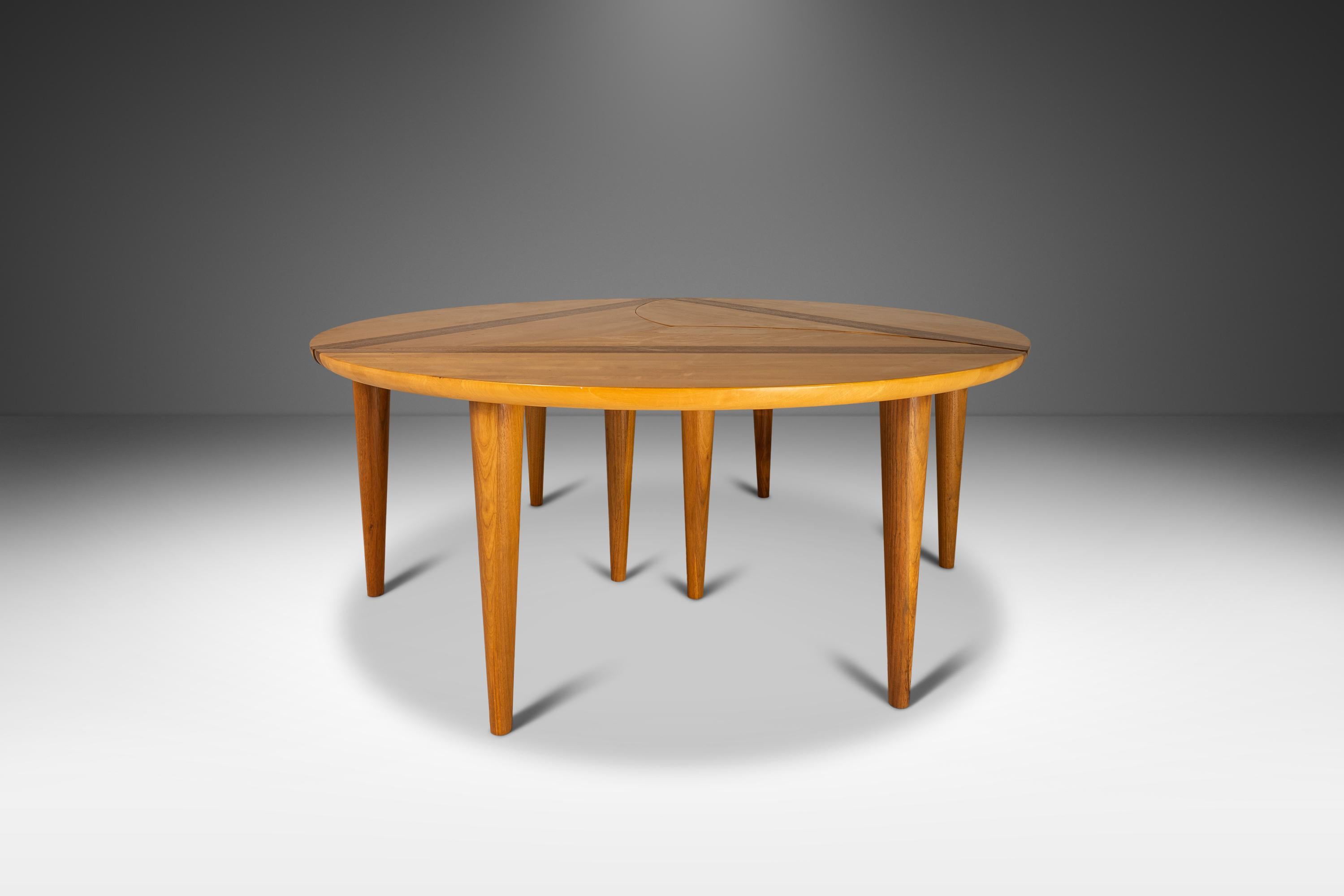 Organique Table moderne à 3 pièces « Puzzle Table » en érable massif par David Levy Creations en vente