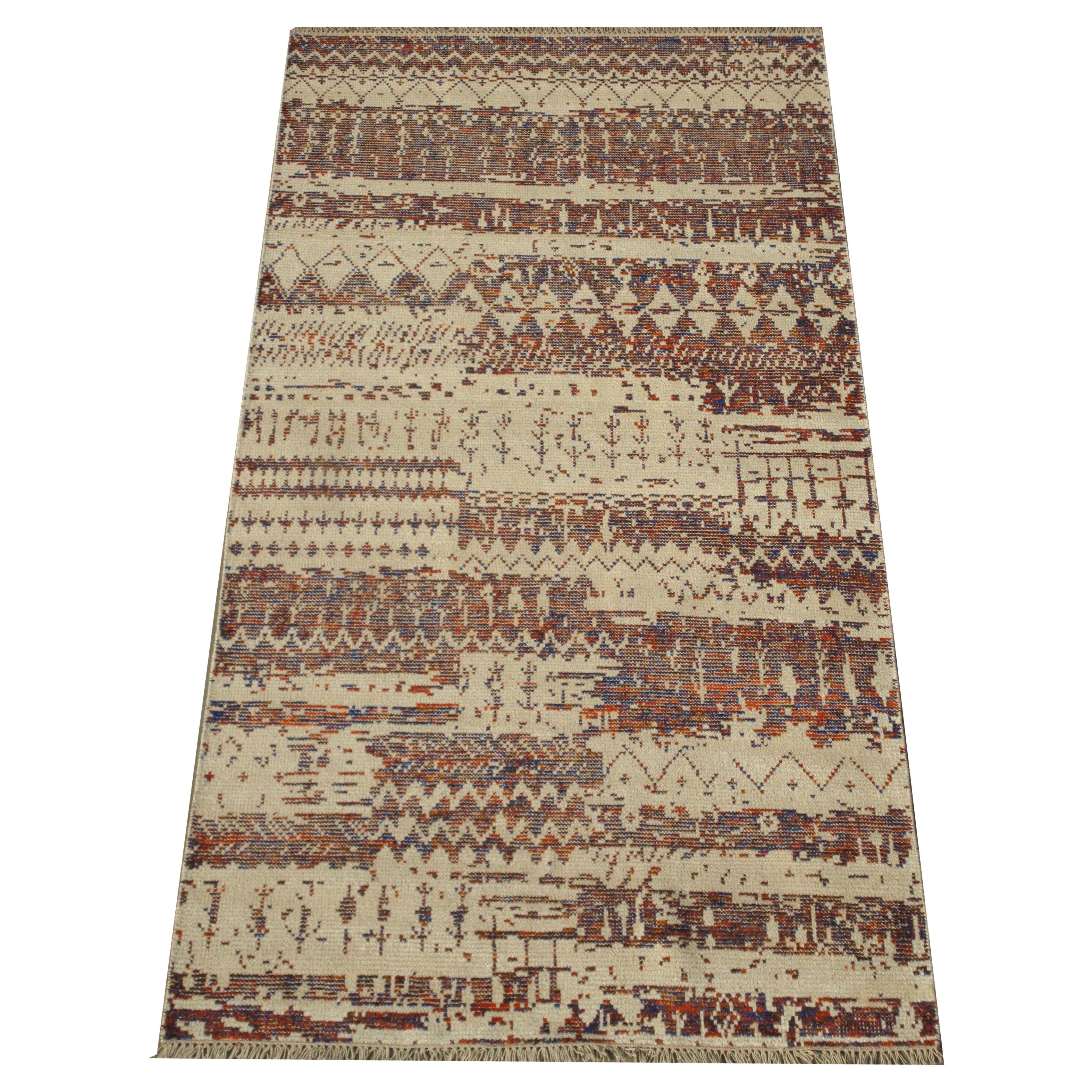 Modern Multicolored Rug For Sale