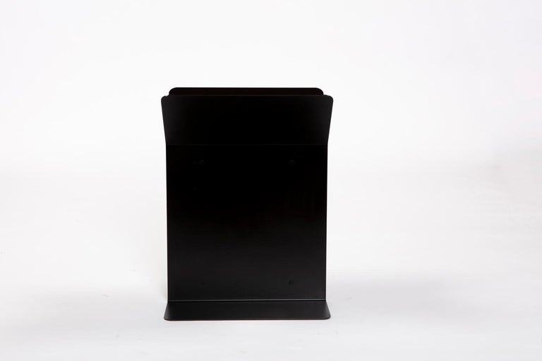 Modern Multifunctional 'Y' Steel Side Table and Rack For Sale at 1stDibs