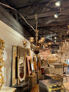 Modern Murano "Fume Chandelier" with 12 Lights