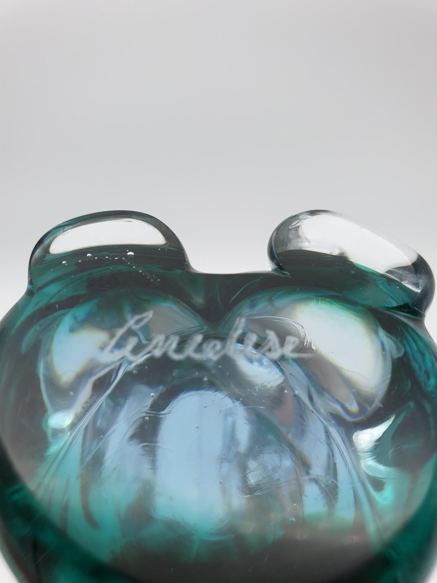 Modern Murano Glass Bunnies Pair by Cenedese, 1980s For Sale 6