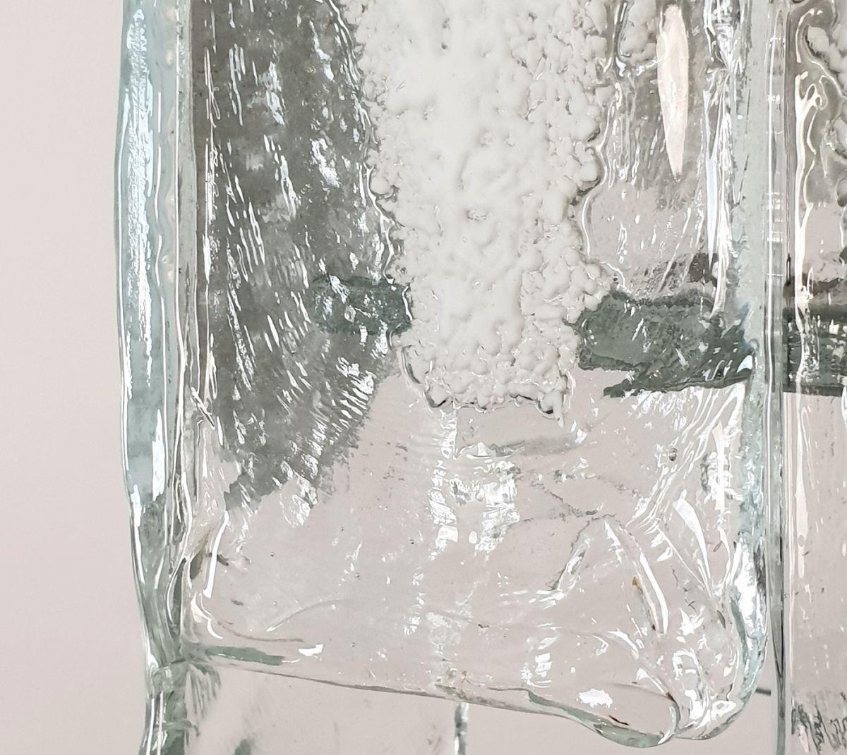 Lámpara moderna de cristal de Murano de Mazzega Años 70 en venta 6