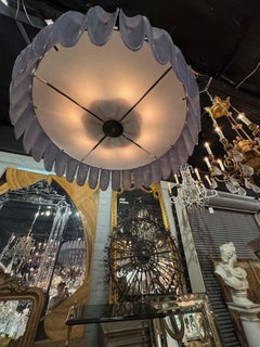 Modern Murano Glass Chandelier In Soft Lavender