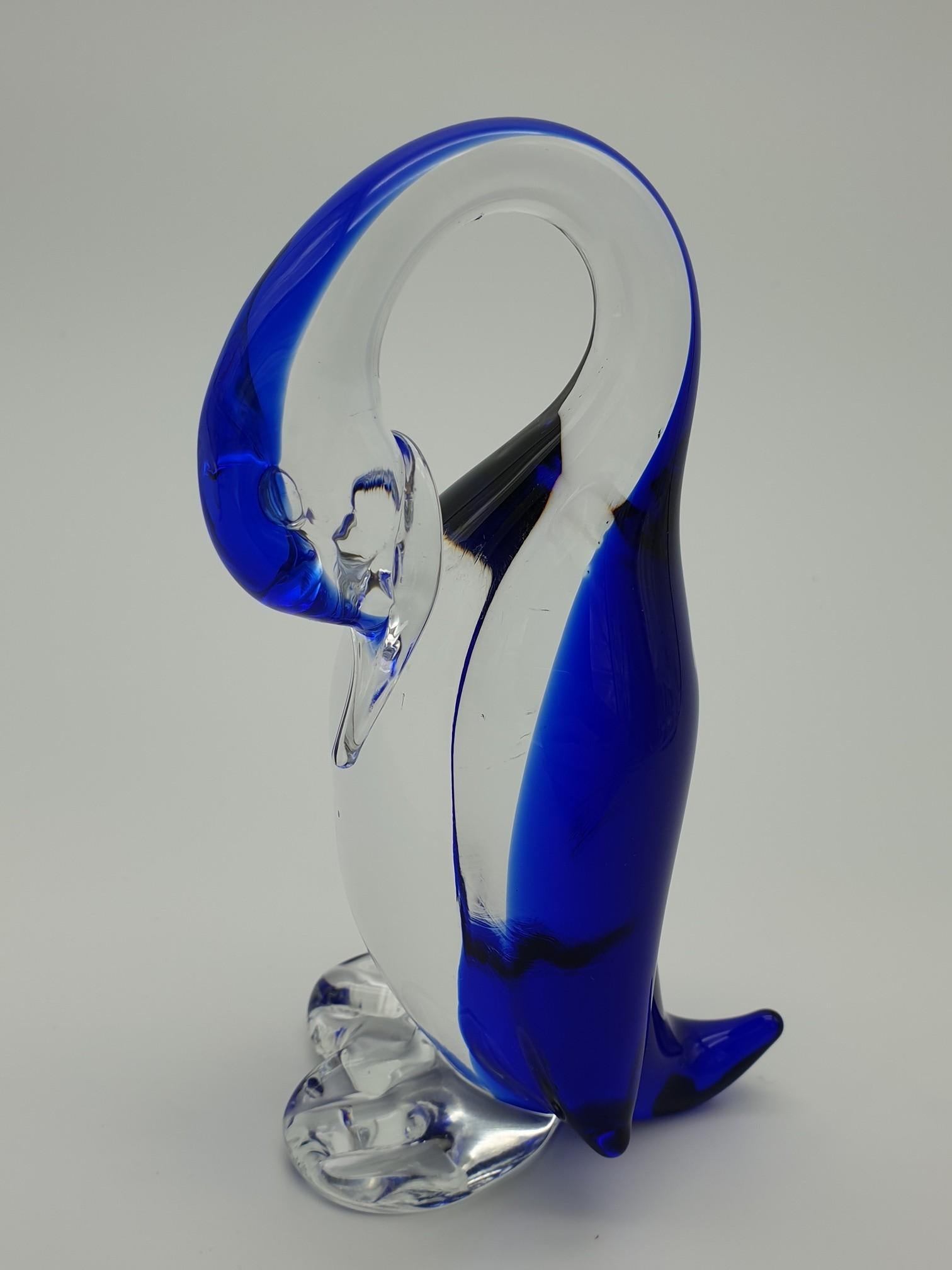 Modern Murano Glass Duck Pair by Cenedese, 1980s For Sale 2
