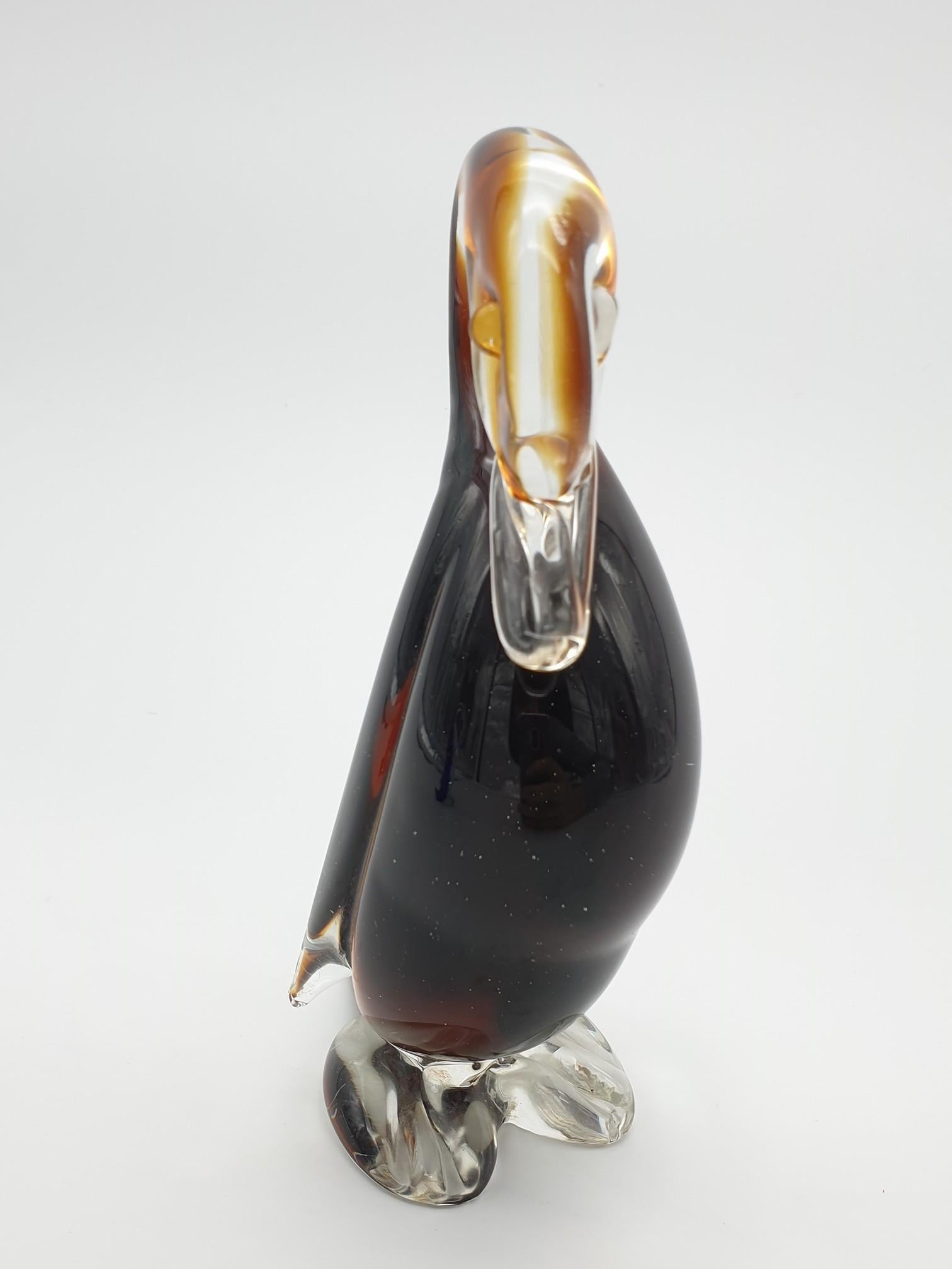 Modern Murano Glass Duck Pair by Cenedese, 1980s For Sale 4