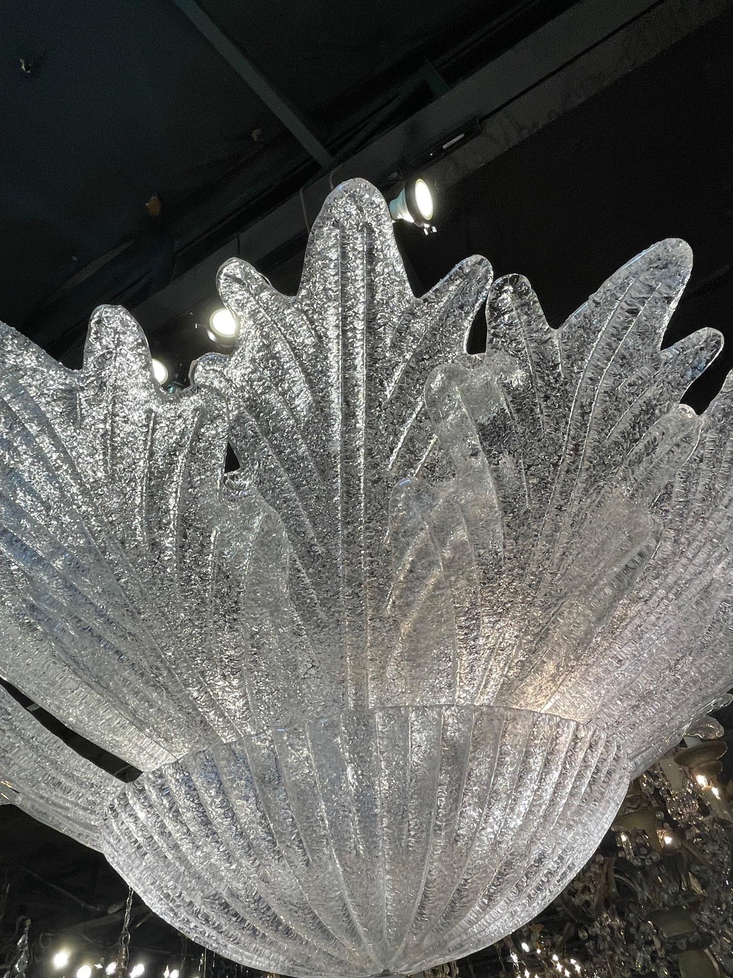 Lámpara empotrada moderna de cristal de Murano Italiano en venta