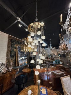 Modern Murano Glass Rostri Cup Suspension Chandelier