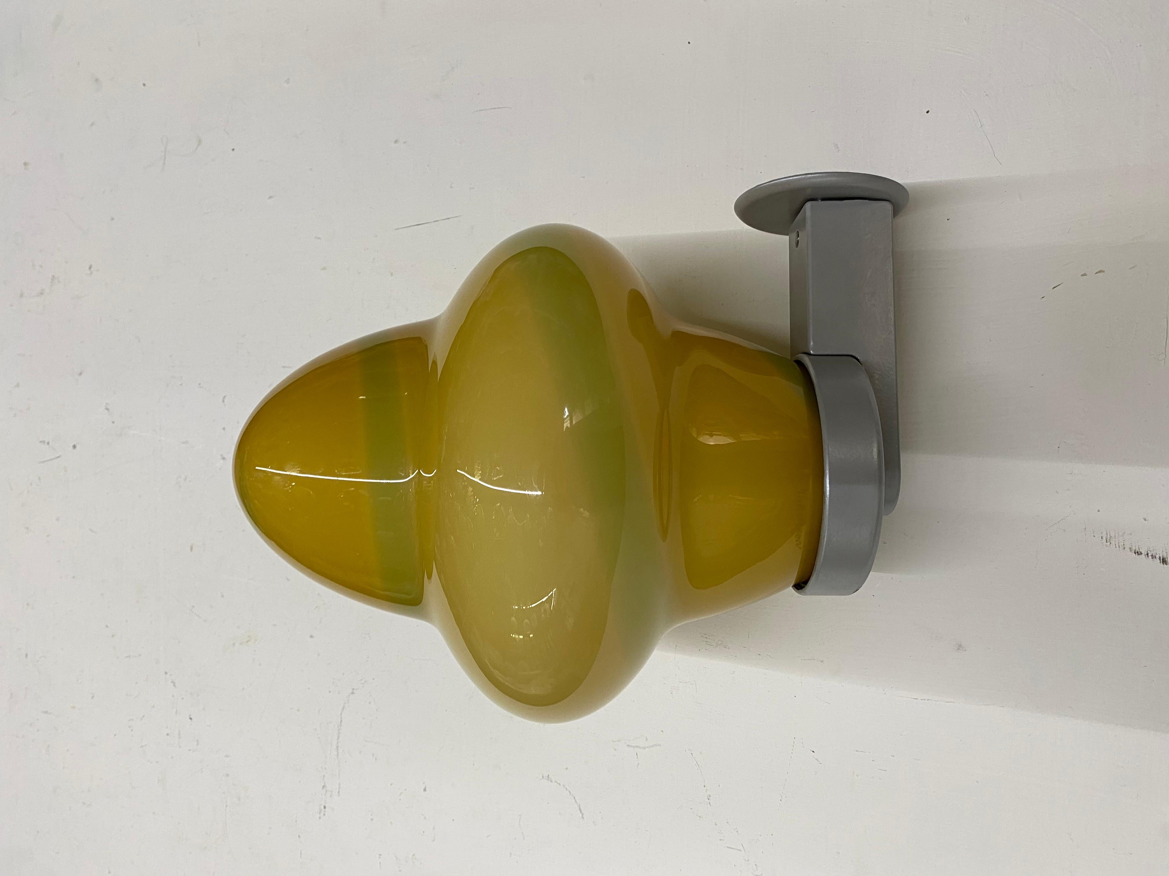 Modern Murano Glass Sconce by Ettore Sottsass for Venini, Signed 1994 4