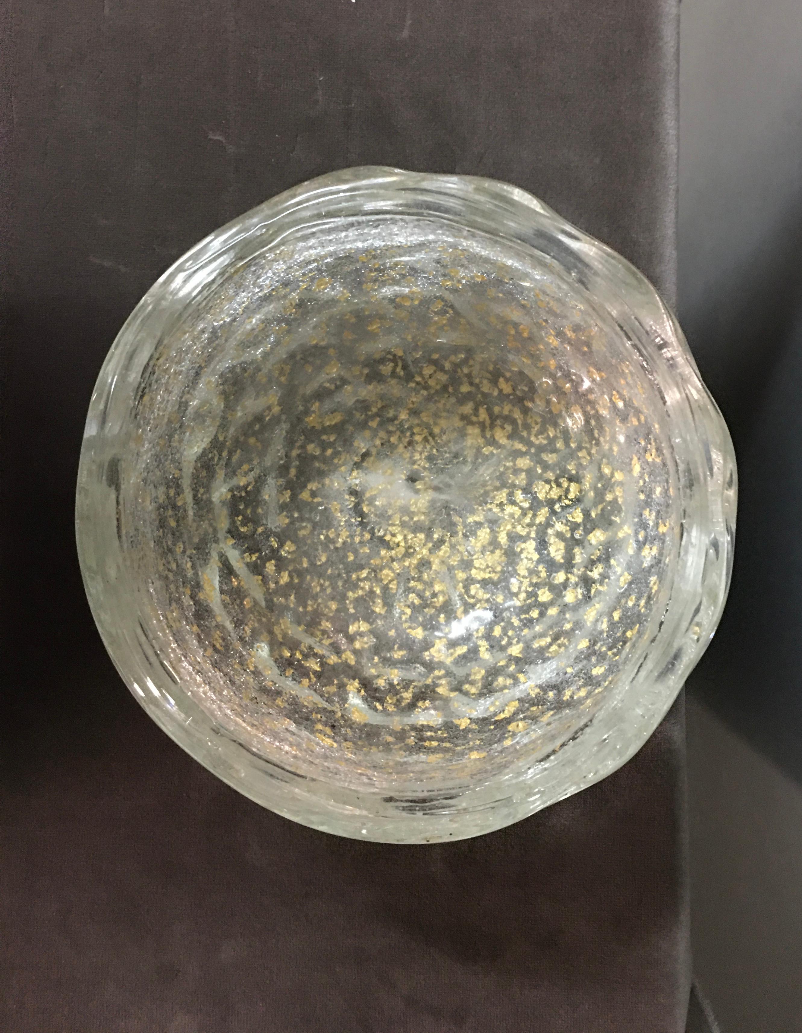 Conception de vase moderne en verre de Murano attribuée à Archimede Seguso Bon état - En vente à Roma, IT