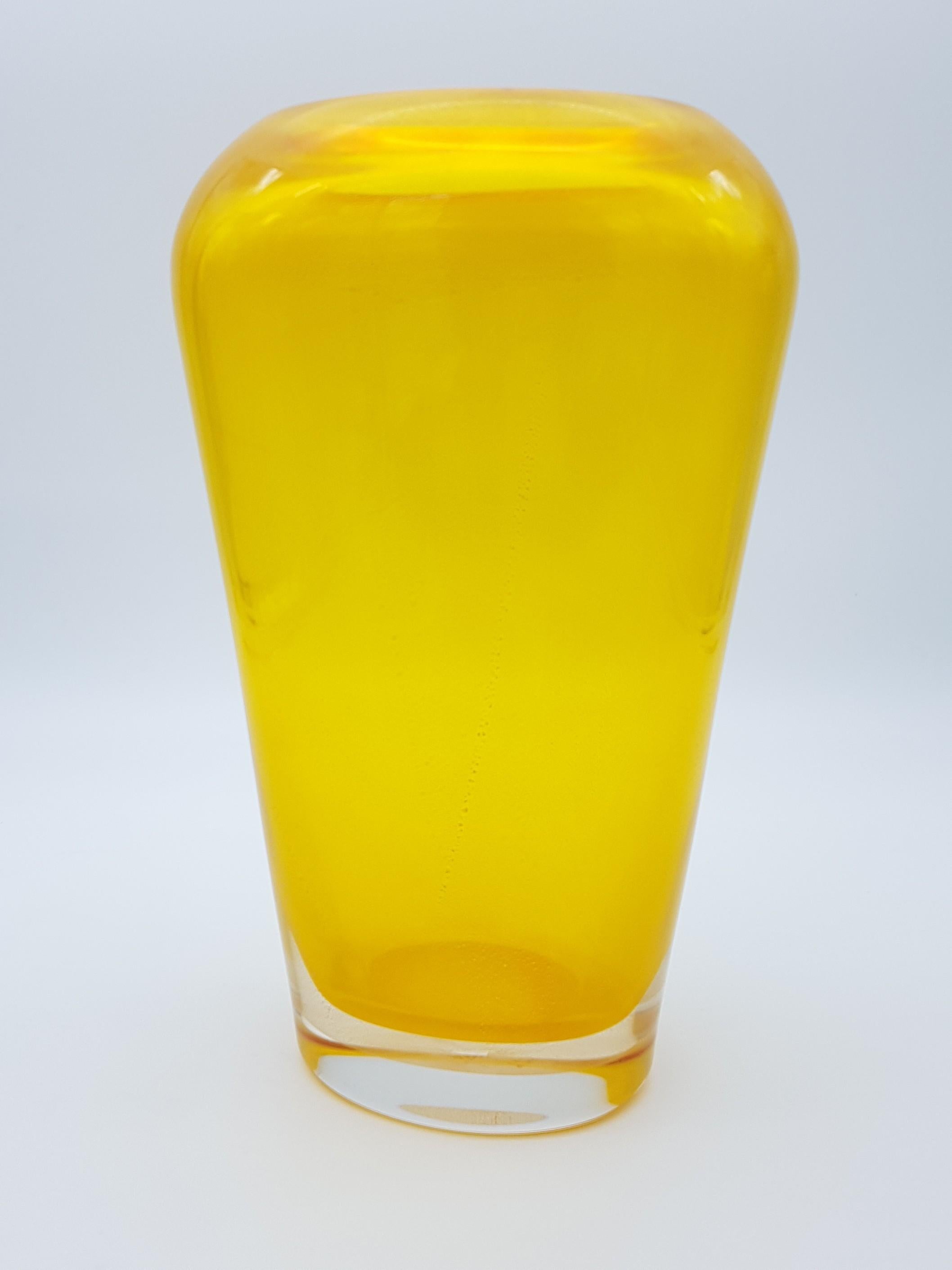 modern yellow vase