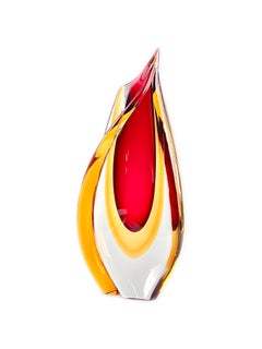 Moderne Vase aus italienischem Murano-Kunstglas von:: Formia Vetri di Murano