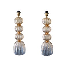 Modern Murano Opalescent Bubble Lamps