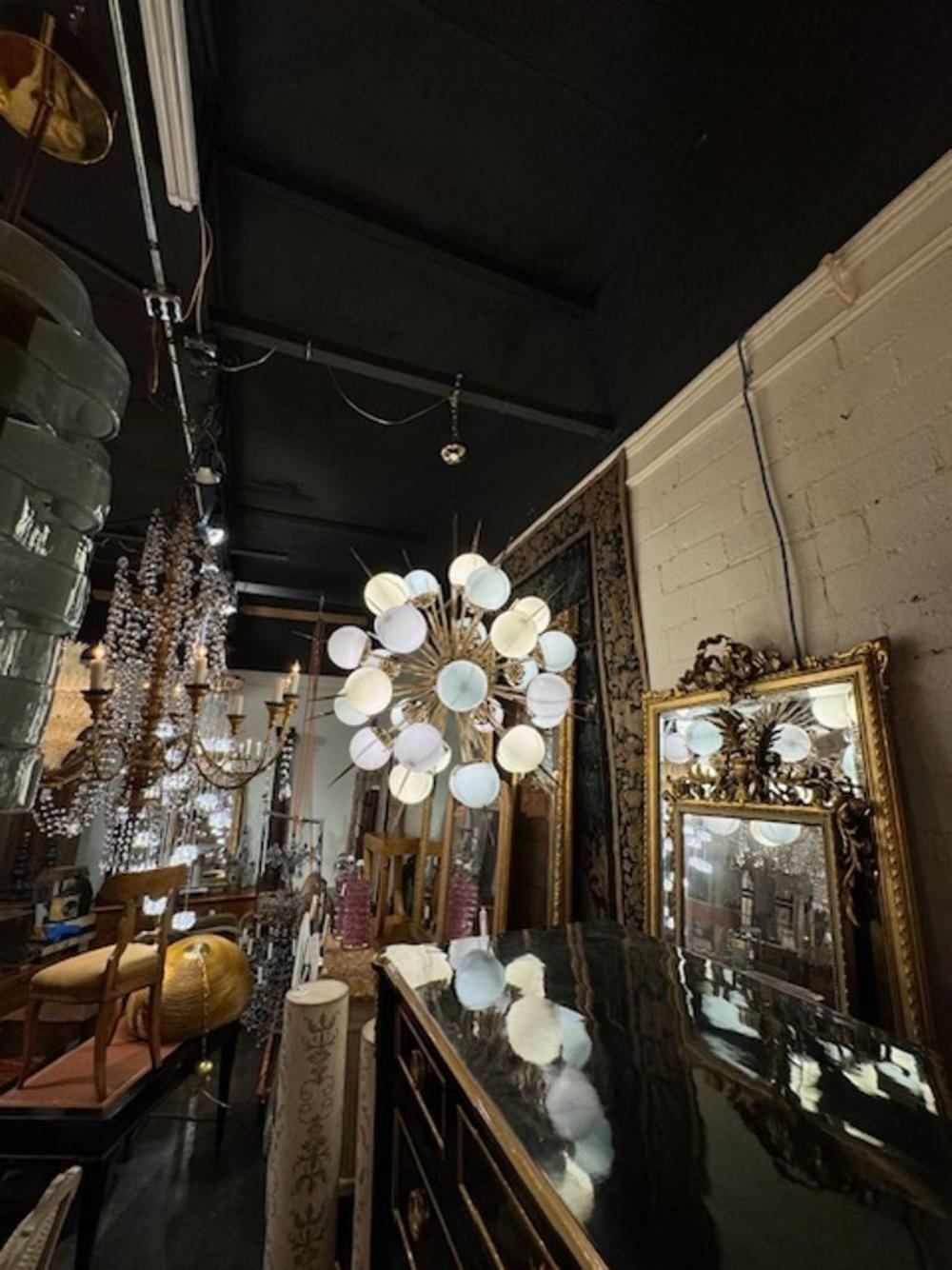 European Modern Murano Sputnik Chandelier For Sale