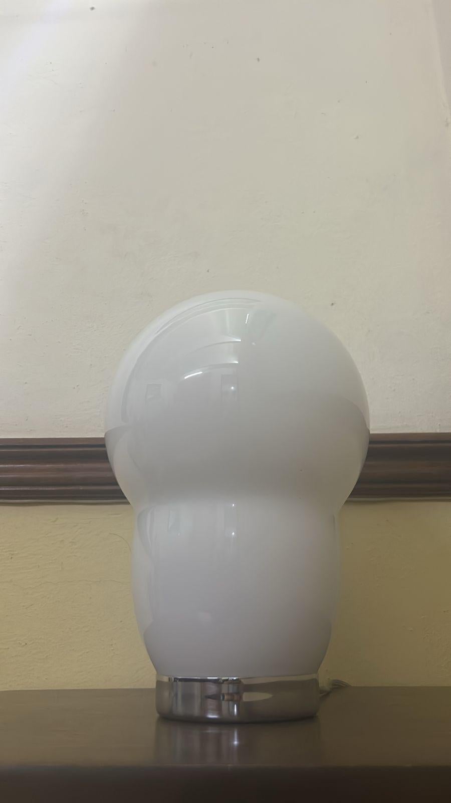 Modern Murano Table Lamp by Ettore Sottsass for Venini, Signed ca. 1994 For Sale 5