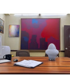 Modern Murano Table Lamp by Ettore Sottsass for Venini, Signed ca. 1994