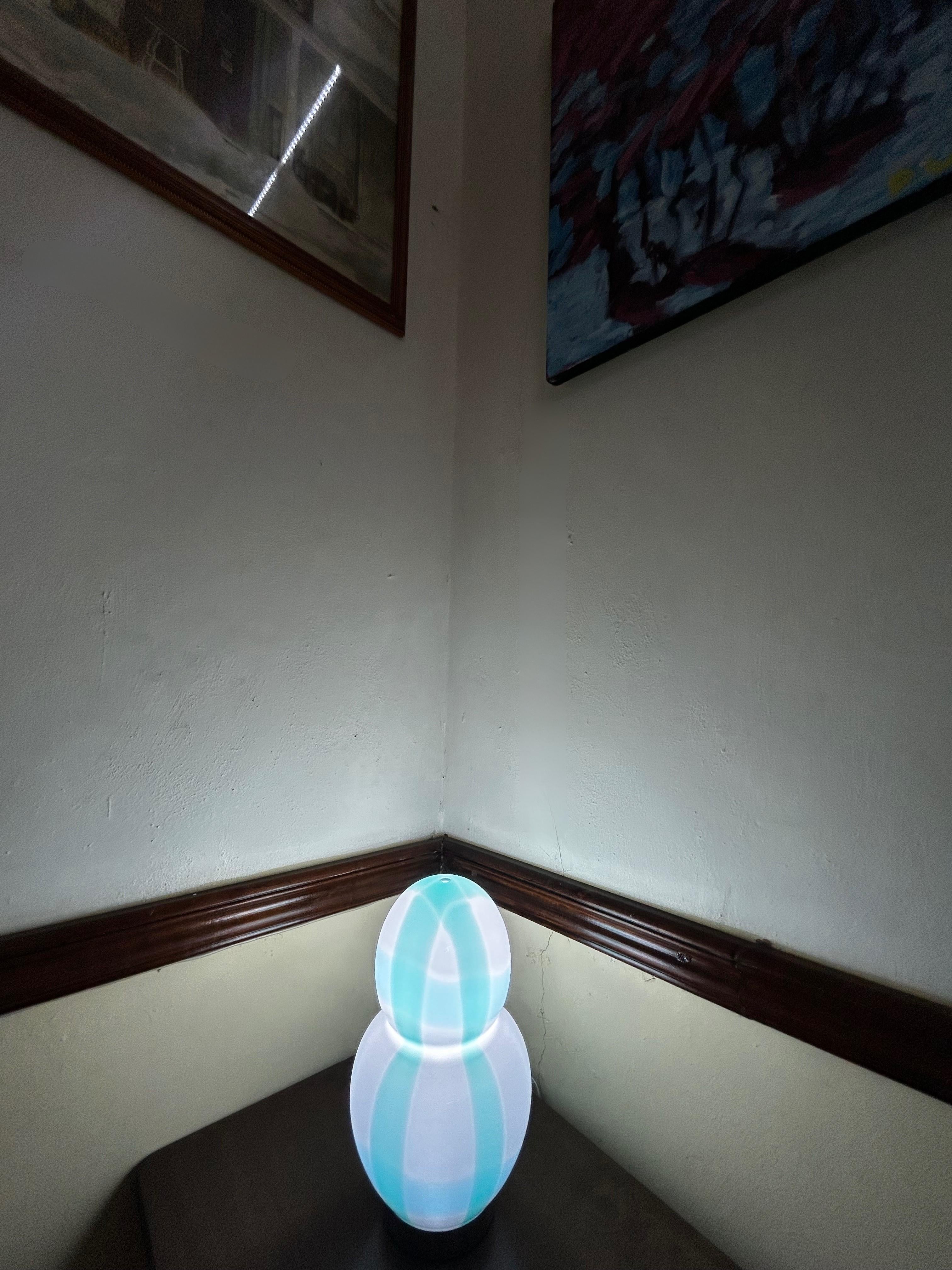 Lampe de table moderne de Murano par Ettore Sottsass pour Venini, signée vers 1995 en vente 4