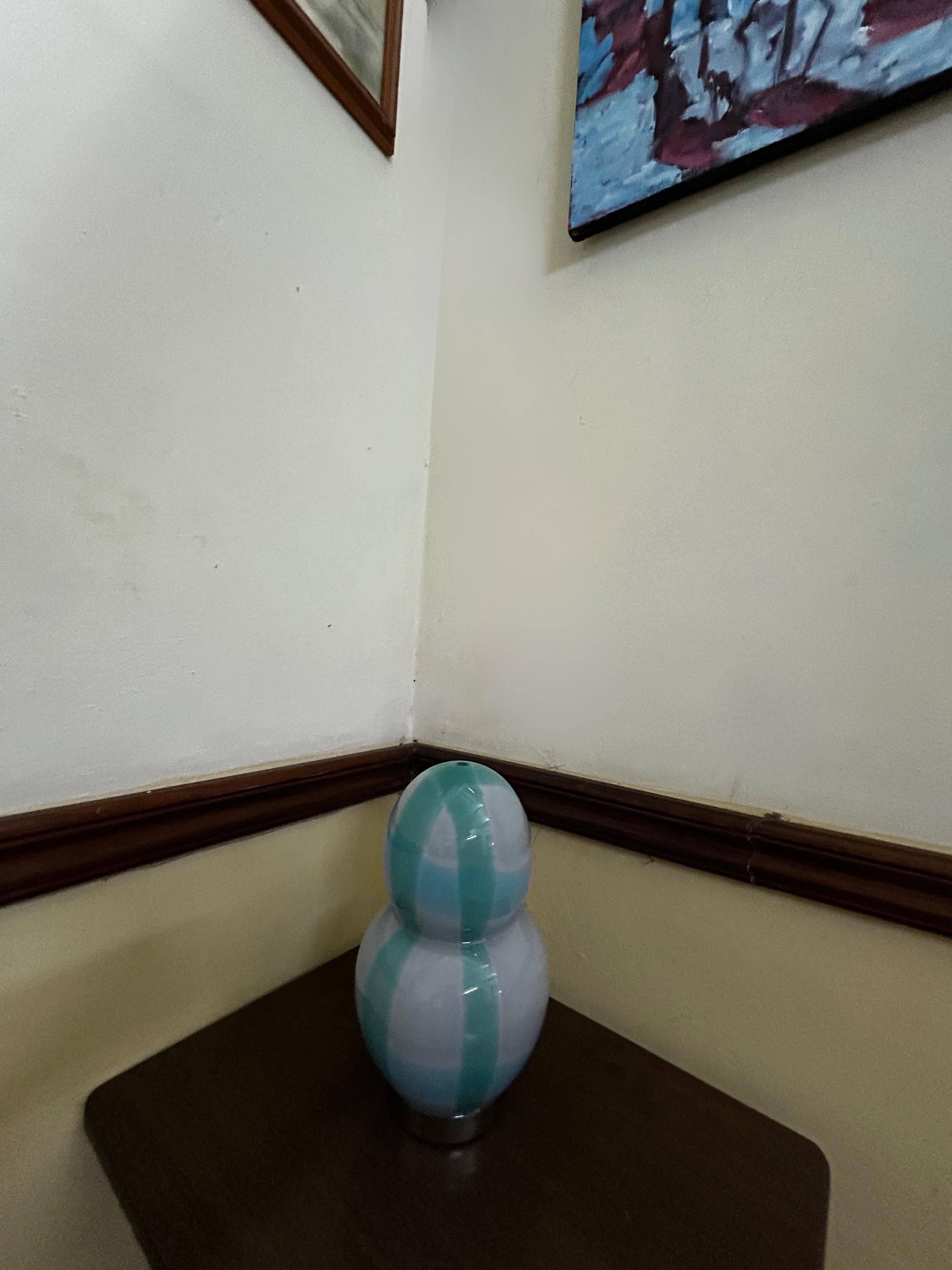 Fin du 20e siècle Lampe de table moderne de Murano par Ettore Sottsass pour Venini, signée vers 1995 en vente