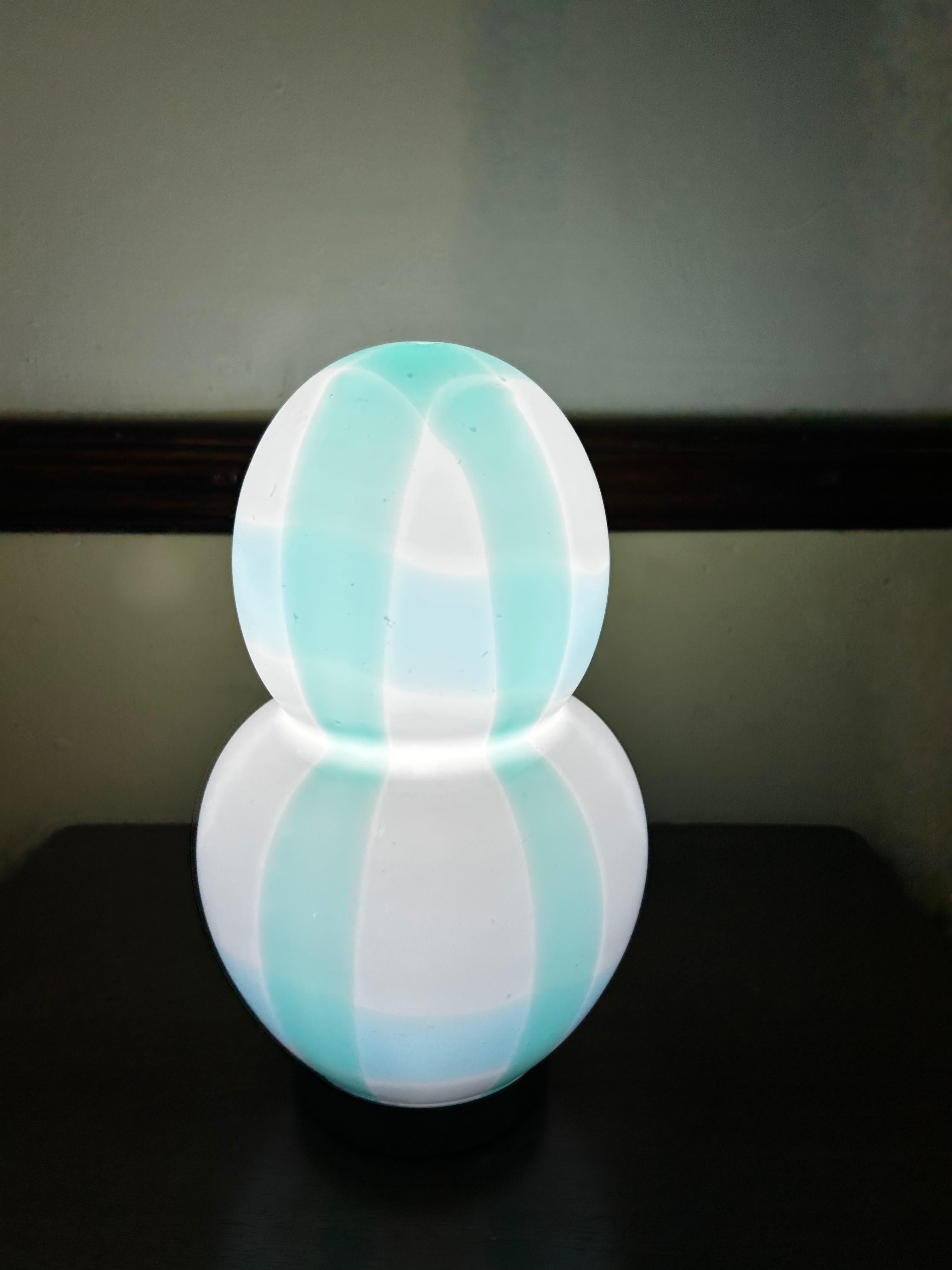Lampe de table moderne de Murano par Ettore Sottsass pour Venini, signée vers 1995 en vente 1