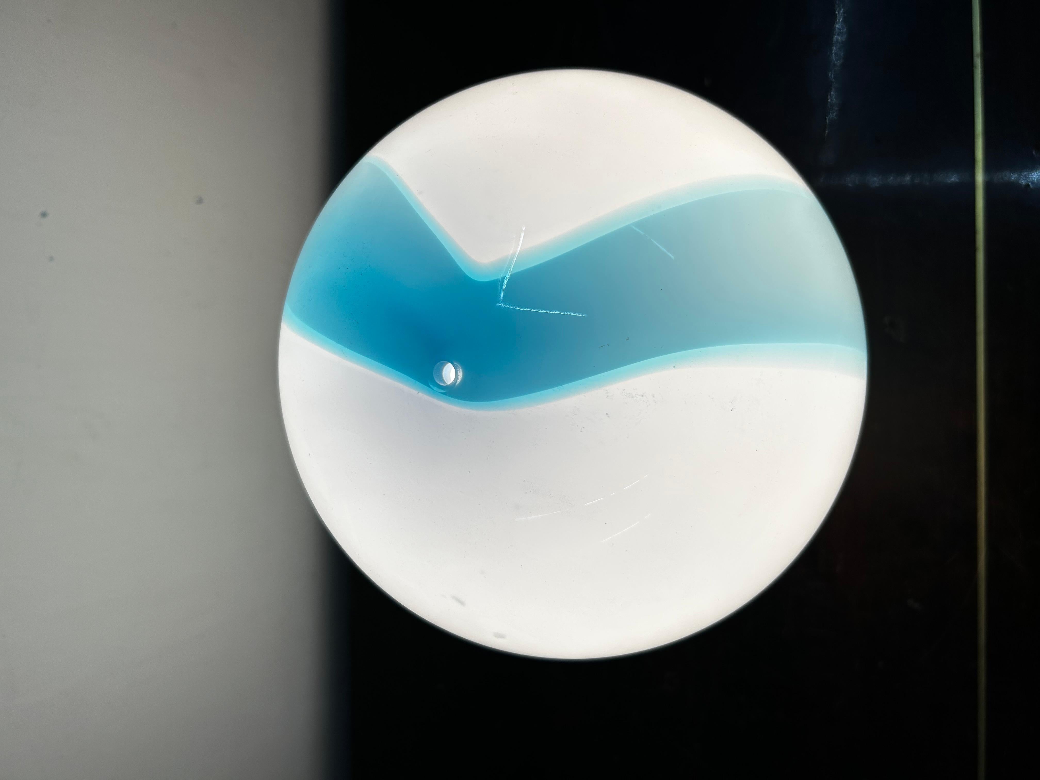 Modern Murano Table Lamp by Ettore Sottsass for Venini, Signed ca. 1996 For Sale 2