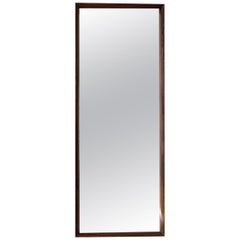 Modern Nakashima Style Modern Handmade Large Format Floor Standing Mirror