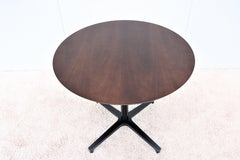 Modern Naoto Fukasawa for Geiger Saiba Round Walnut Veneer Top Dining Table