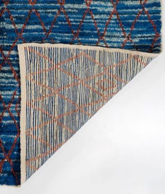 Modern Natural Dyed Moroccan Beni Qurain Berber Rug. Custom Options Available