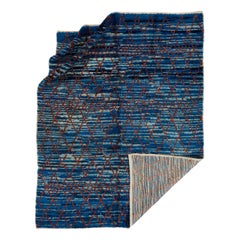 Modern Natural Dyed Moroccan Beni Qurain Berber Rug. Custom Options Available