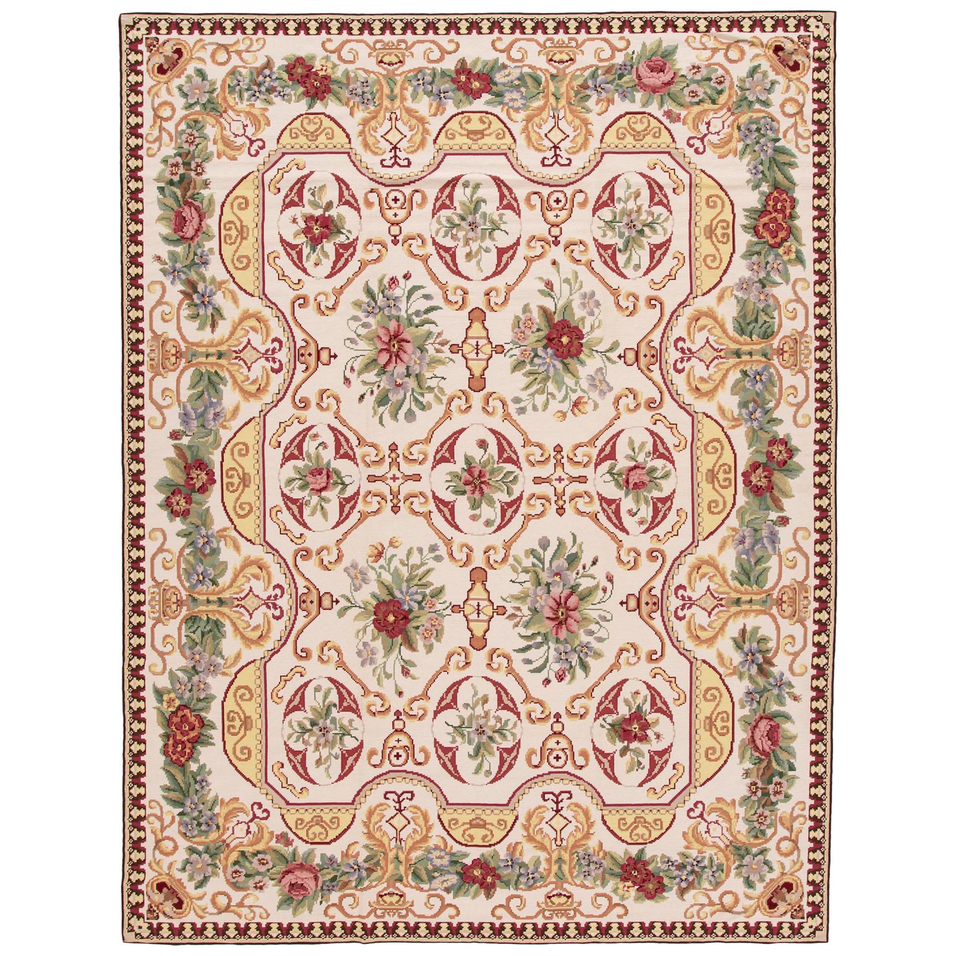 Modern Needlepoint Rug For Sale at 1stDibs