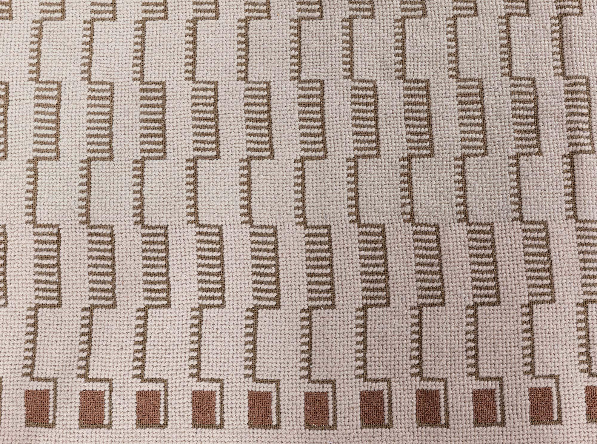 Modern Needlepoint Wool Rug by Arthur Dunnam for Doris Leslie Blau Moderno en venta