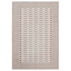Modern Needlepoint Wool Rug by Arthur Dunnam for Doris Leslie Blau