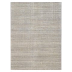 Modern Neutral Toned Textured Wool Rug 9'x12'