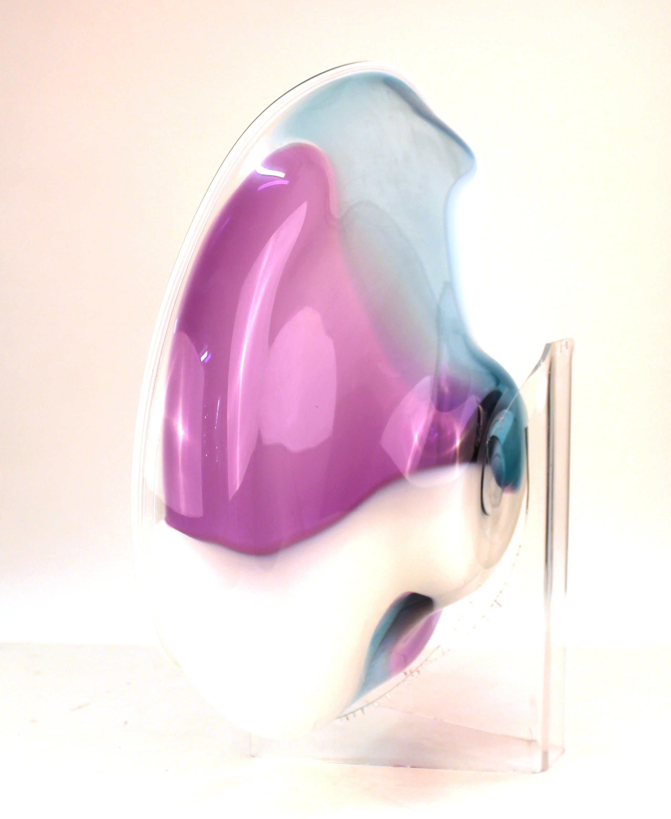 glass wave art