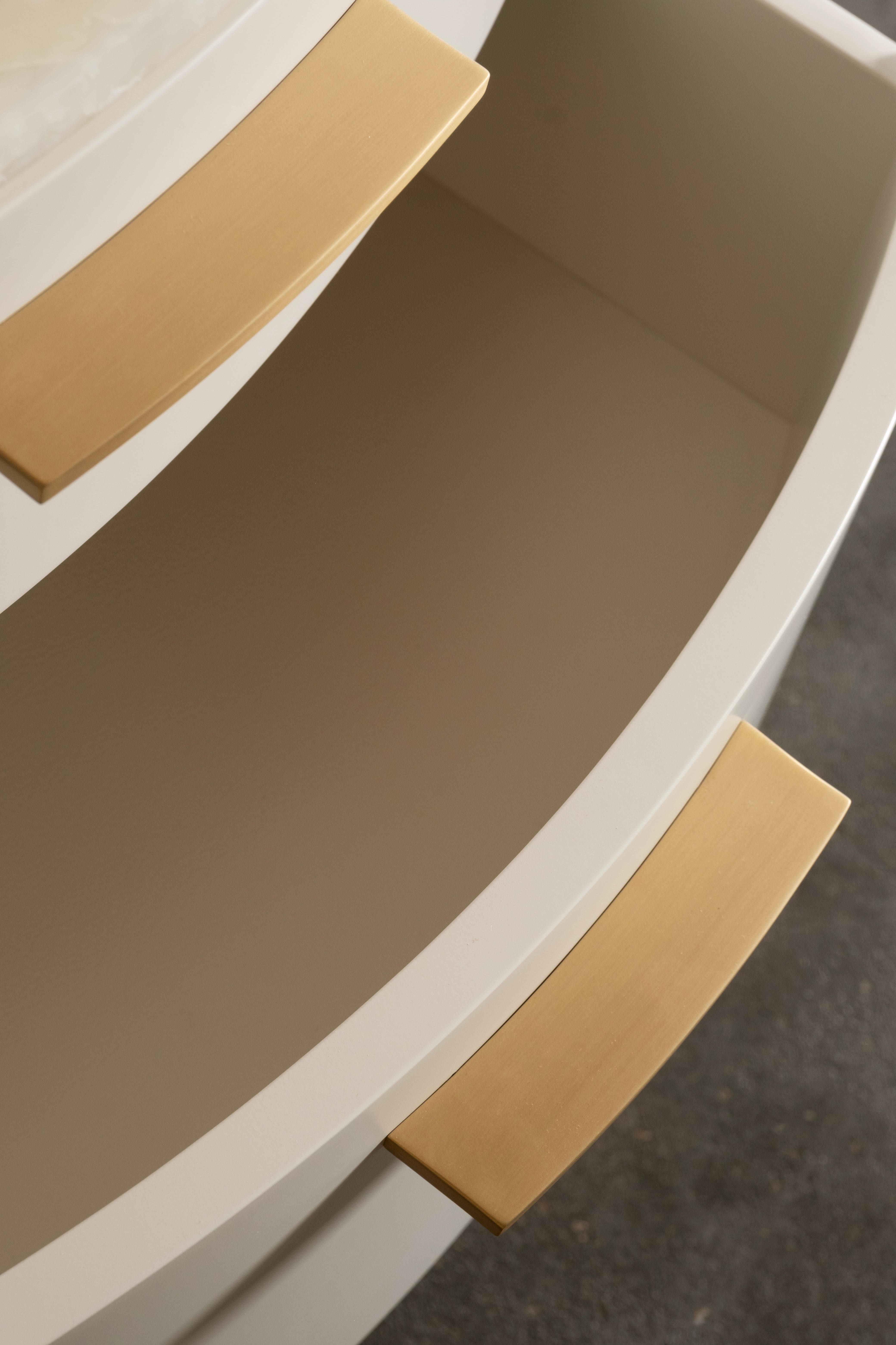 Comodini moderni Nilo Set/2 Onice fatti a mano Portogallo Greenapple in vendita 4