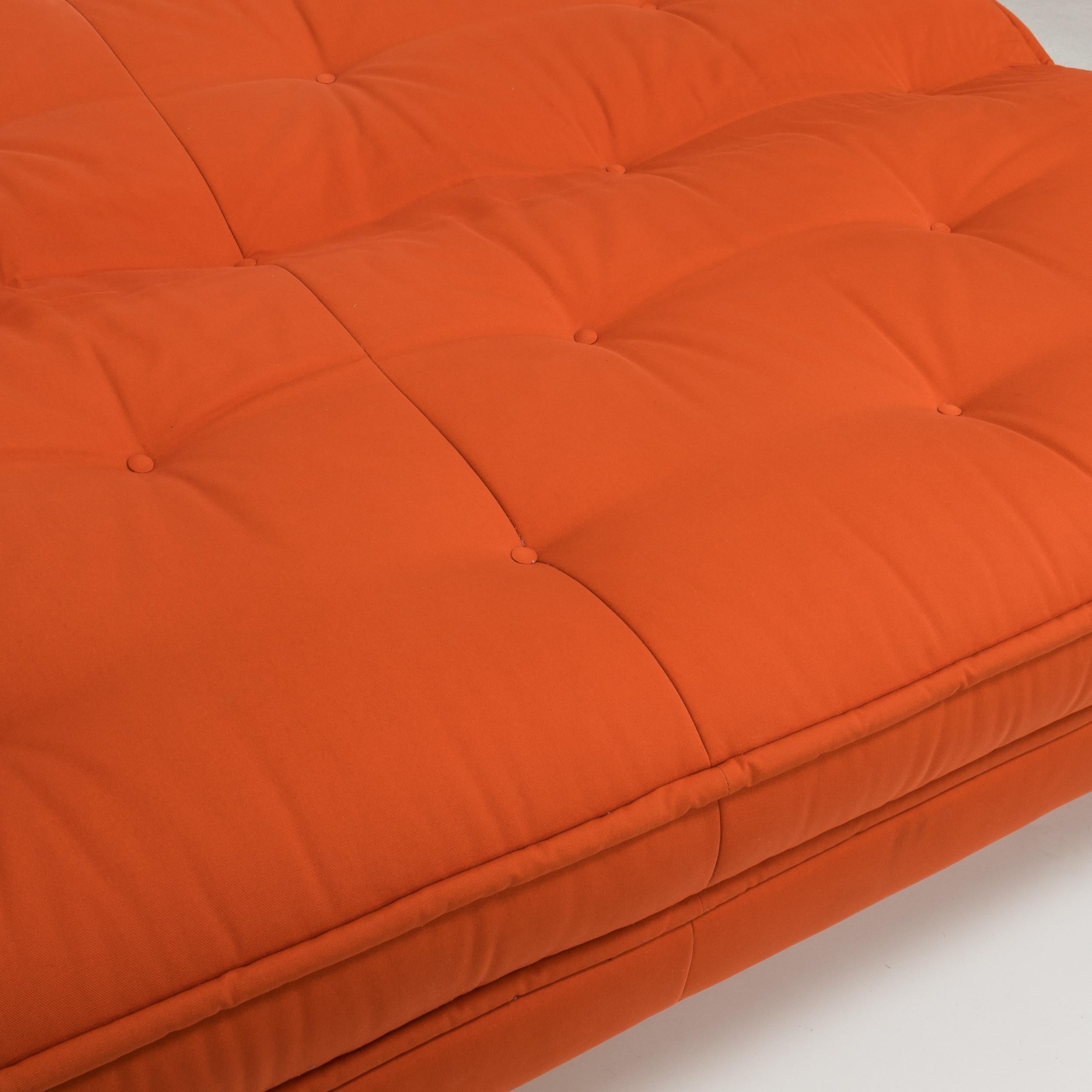 Modern Nomade Express Red Three-Seat Sofa Bed by Didier Gomez for Linge Roset 5