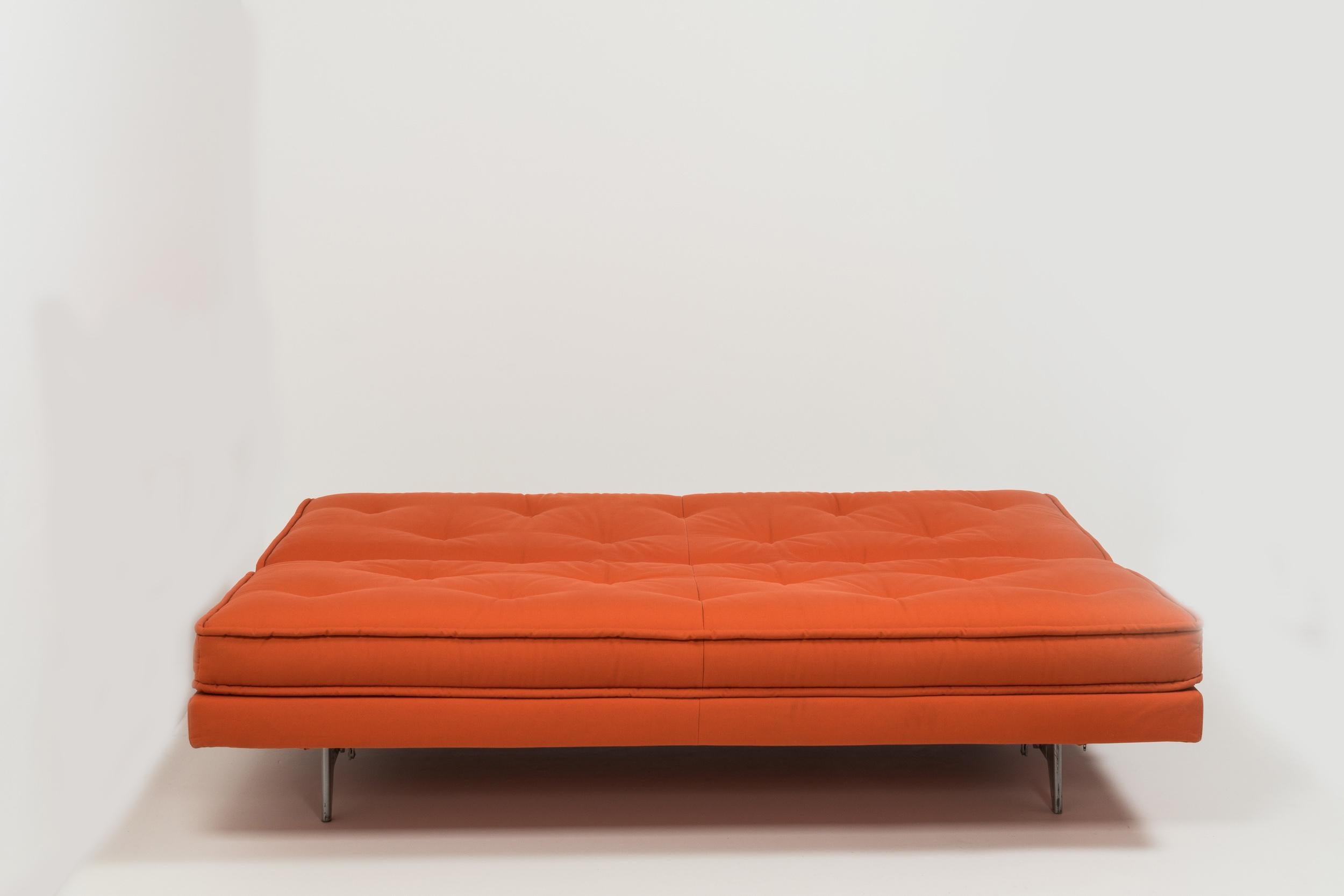 Contemporary Modern Nomade Express Red Three-Seat Sofa Bed by Didier Gomez for Linge Roset