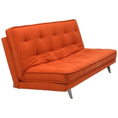 Modern Nomade Express Red Three-Seat Sofa Bed by Didier Gomez for Linge Roset